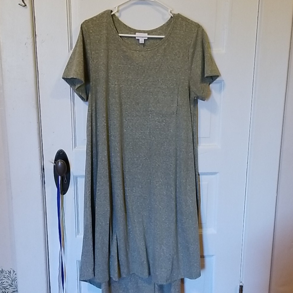 Large Army Green Heathered Cassie